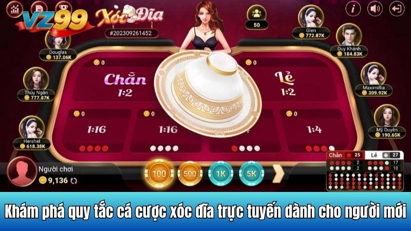Xóc đĩa VZ99 - Trải nghiệm cược đỉnh, cửa thắng ngập tràn 3 Khám phá quy tắc cá cược xóc đĩa trực tuyến dành cho người mới