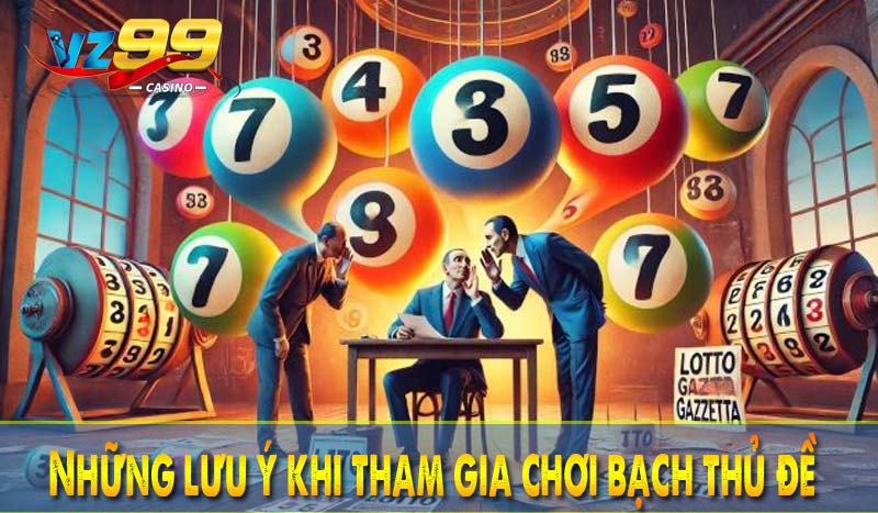 Những lưu ý khi tham gia chơi bạch thủ đề